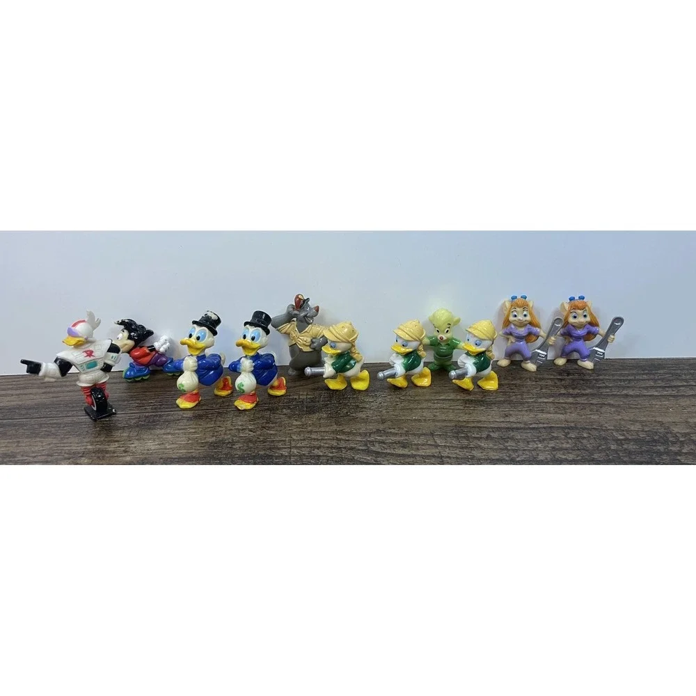 Vintage Kellogg's Disney Afternoon PVC Figures Duck Tales Rescue Rangers